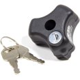 HiLift Jack HMLK Hood Mount Locking Knob, Black,Silver