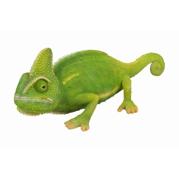 Hi Line 7” Cameleon Garden Statue, Realistic Polyresin Design