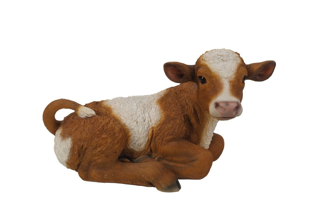 Hi-Line Gift 10” Calf Garden Statue, Durable