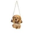 thumbnail image 1 of Hi-Line Gift 12” Golden Retriever Puppy Garden Statue, Durable, 1 of 6