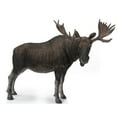 thumbnail image 1 of Hi-Line Gift 24” Standing Moose Garden Statue, Driftwood Composition, Intricate Detail, 1 of 7