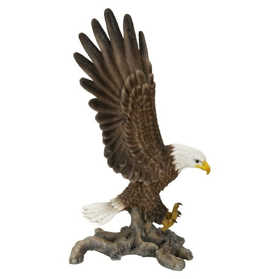 Hi-Line Gift 6 in Flying Eagle Garden Statue, Durable Polyresin, Intricate Detail