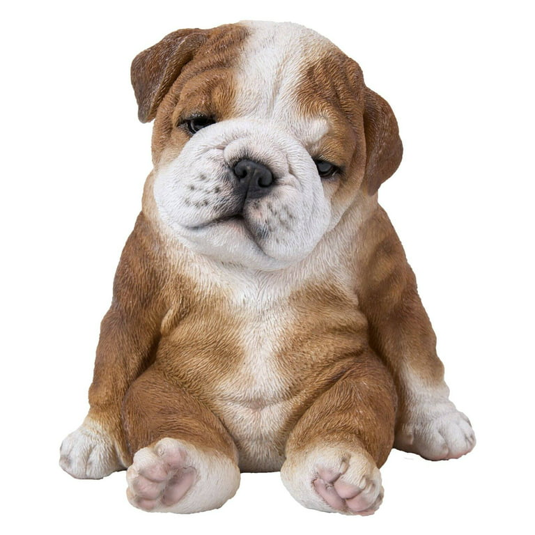 Hi Line Gift Bulldog Puppy Sitting Sleepy Statue