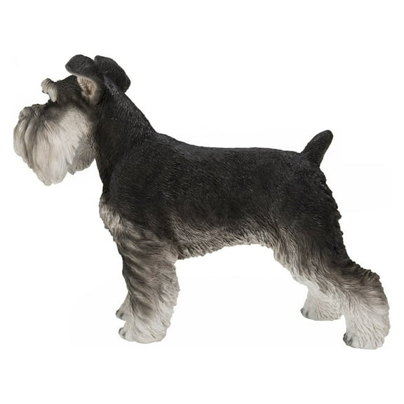 Hi-Line Gift 8 Miniature Schnauzer Garden Statue, Durable Polyresin