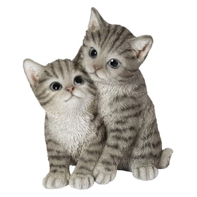 Hi-Line Gift 8 Snuggling Kitten Garden Statue, Weatherproof