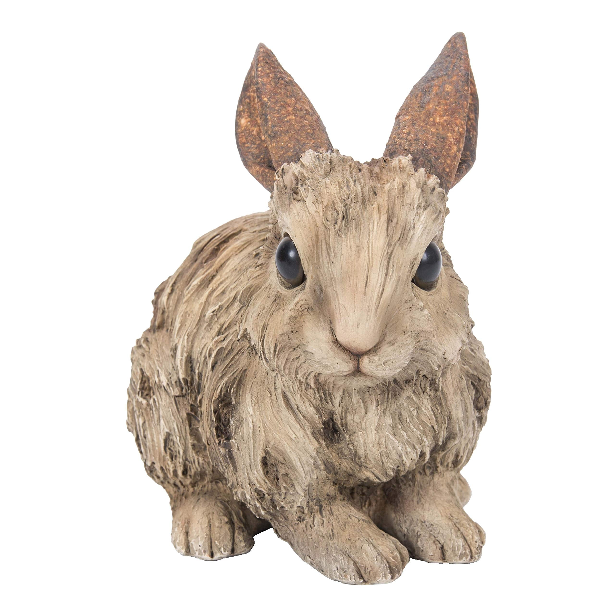 Hi-Line Gift 87650-D Small Driftwood Rabbit Statue - Walmart.com