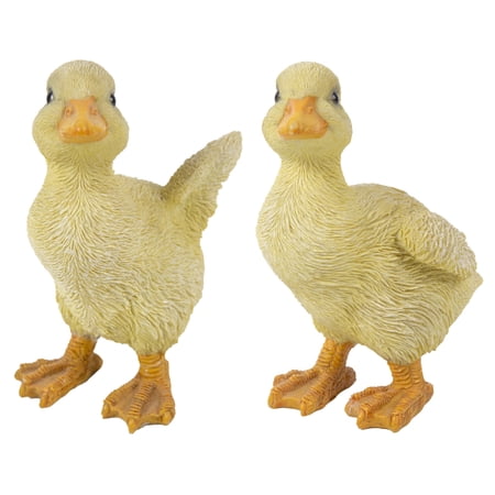 Hi Line Gift 87697-B Yellow Ducklings Garden Statue, 2 count