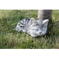 thumbnail image 1 of Hi- Line Gift 87699-C Kitten Sleeping Grey Tabby Cat Statue, 1 of 7