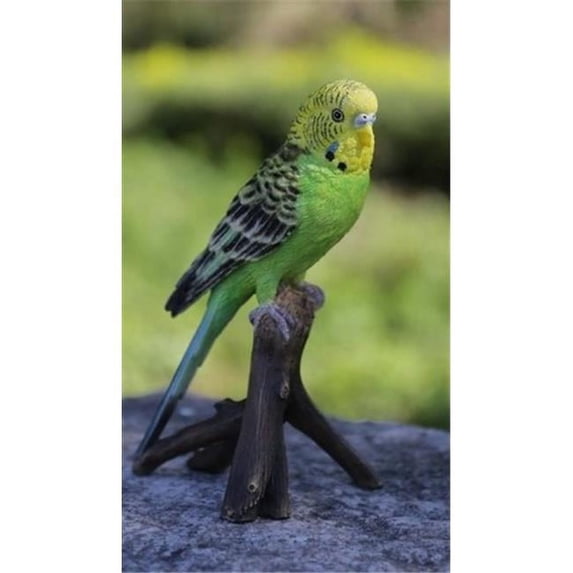 Hi-Line Gift 87732 Budgie on Branch Statue
