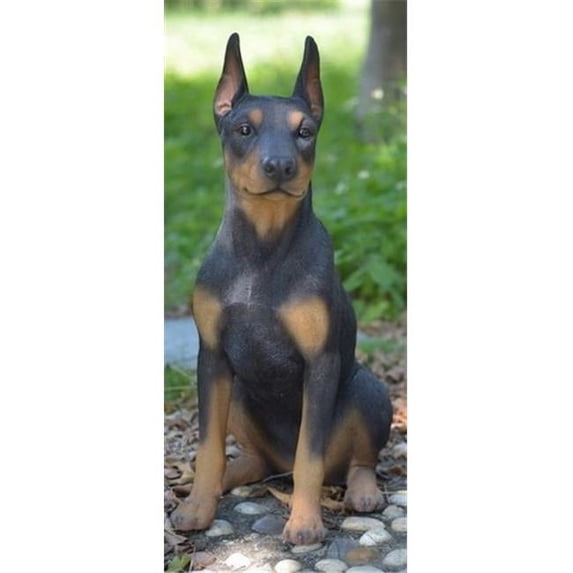 Hi-Line Gift 87751 Dog - Doberman Pincher Sitting Statue