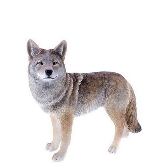 Hi-Line Gift 87789 Coyote Standing Statue
