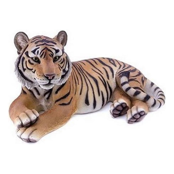 Hi-Line Gift 87807-YL Tiger Laying Down Statue, Yellow