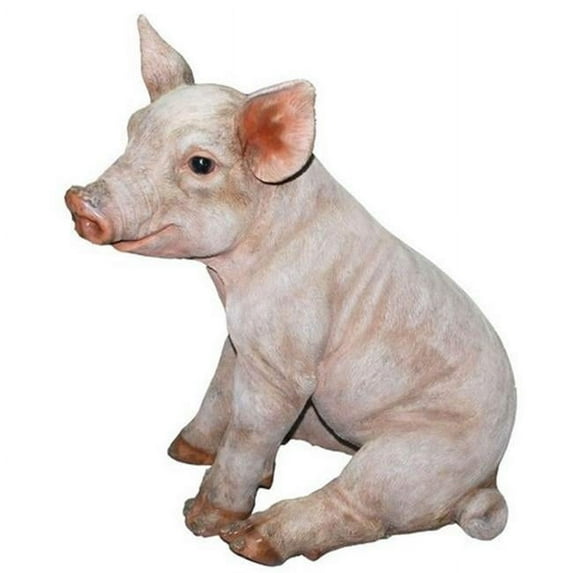 Hi-Line Gift 87938 Pig - Sttting Statue, Large