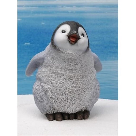 Hi-Line Gift 87952-C Penguin Baby Laughing Statue