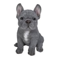 thumbnail image 1 of Hi-Line Gifts 6.25" Sitting French Bulldog Puppy Outdoor Garden Statue, 1 of 8