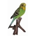 thumbnail image 1 of Hi-Line Gift Budgie on Branch 7” Green Animal Garden Statue, Incredibly Realistic, 1 of 7