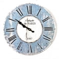 thumbnail image 1 of Hi-Line Gift CLWC-012 Wall Clock Antiquite de Paris Tea Time, 1 of 1