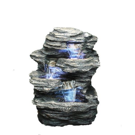 Hi-Line Gift Fountain-Rock 4 Level