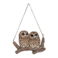 thumbnail image 1 of Hi-Line Gift Hanging Baby OWLETS ON A Branch, Brown, 1 of 6