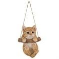 thumbnail image 1 of Hi-Line Gift Hanging Tabby Kitten Statue 5.50 inch Garden Statue, 1 of 2