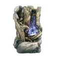 thumbnail image 1 of LED Lighted Tree Trunk Water Fountain - 11", 1 of 2