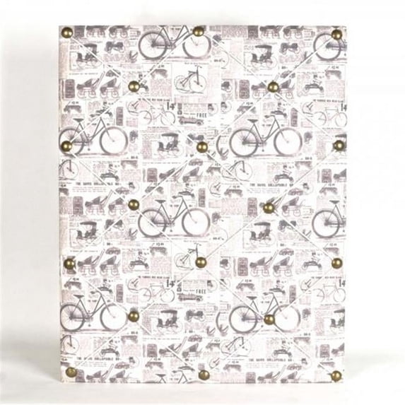 Hi-Line Gift LCD-035 Fabric Photo Board with Nail-Heads, Pinning Optional