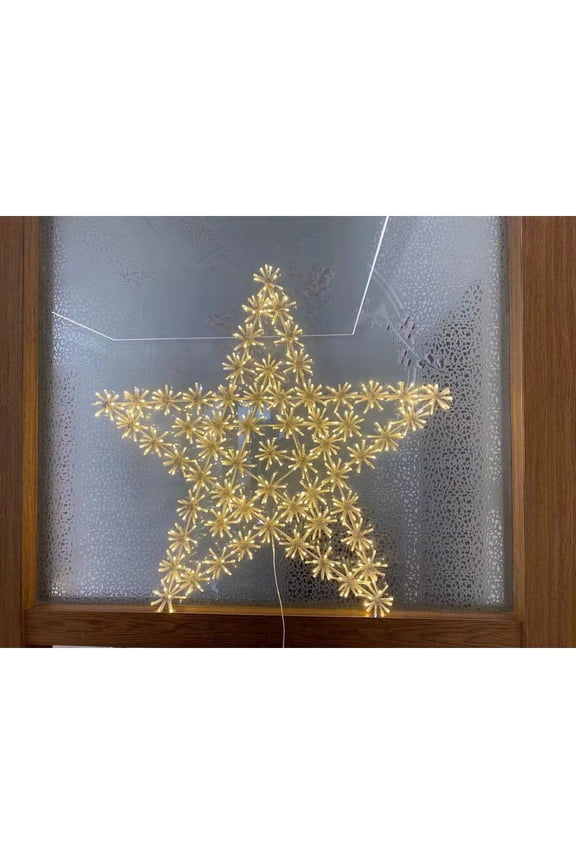 Ltd. Mesmerizing 432 LED White Metal Snowflake Star Light