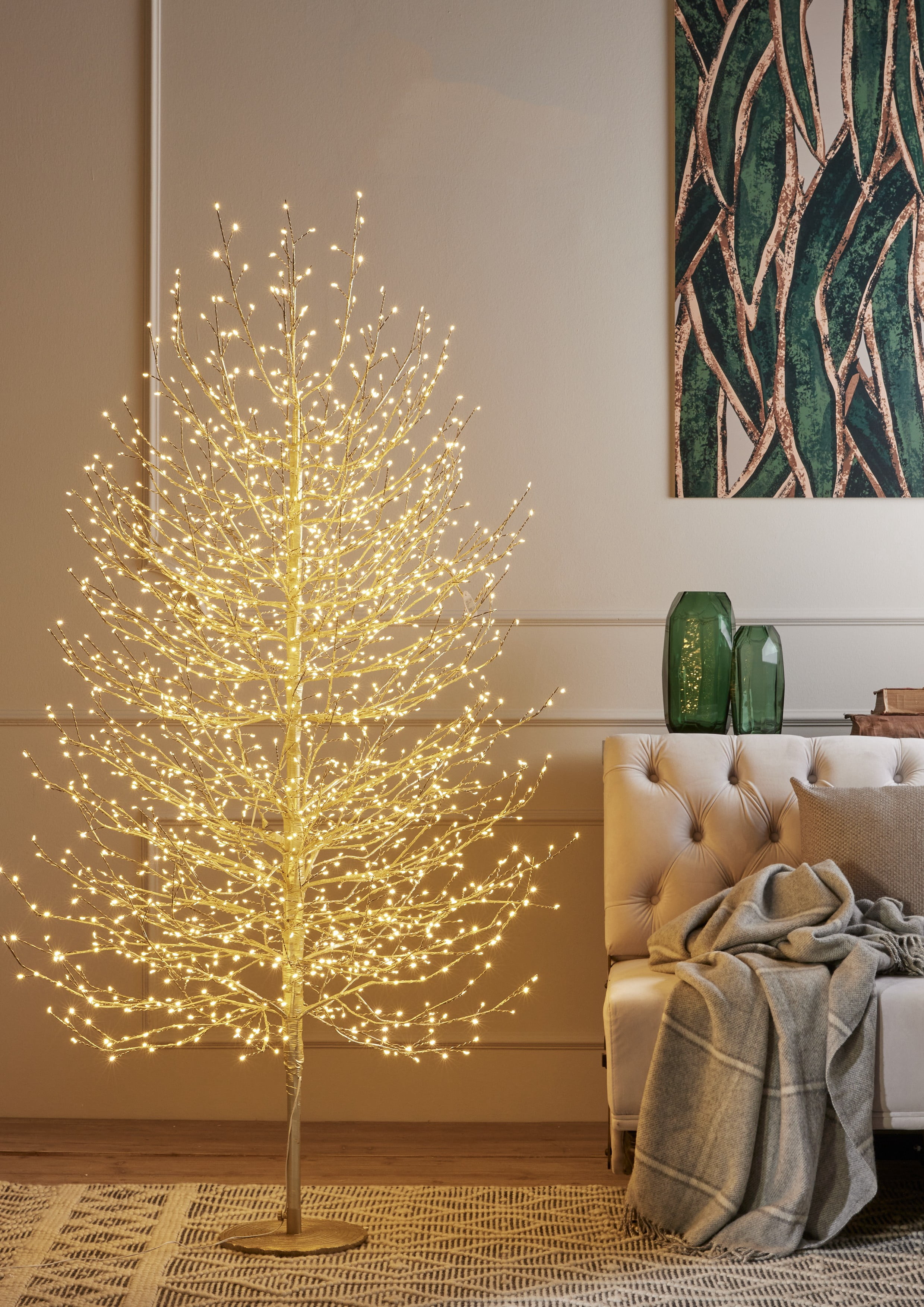 LED WHITE TREE 210CM