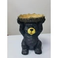 thumbnail image 1 of Hi-Line Gift Ltd 75619-S Sitting Bear Holding Bird Bath Garden Decor, 1 of 6