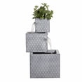 thumbnail image 1 of Hi-Line Gift Ltd 79533-H Rectangle 3 Tier Metal Fountain with Planter - Outdoor, 1 of 7