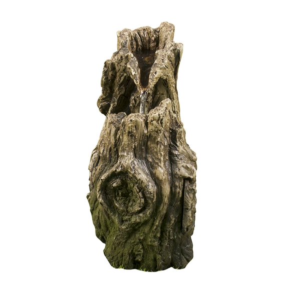 TREE TRUNK FOUNTAIN WITH LED