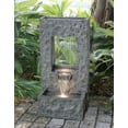 thumbnail image 1 of 32" H Rectangular Waterfall Fountain with Warm White LEDS, 1 of 5