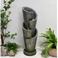 thumbnail image 1 of 38" H Multi-LeveLED Solar Powered Fountain with Warm White LEDS, 1 of 4