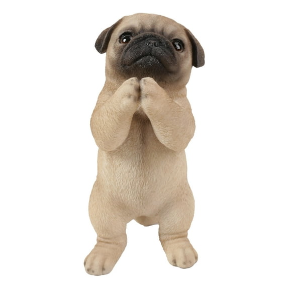 Hi-Line Gift Ltd 87703-L Praying Pug Puppy Statue, 8.35-inch Height