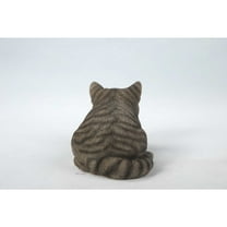 Hi-Line Gift Ltd Cat Sleeping Tabby, Grey