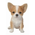thumbnail image 1 of Hi-Line Gift Ltd Chihuahua Puppy Statue, Brown/White, 1 of 10