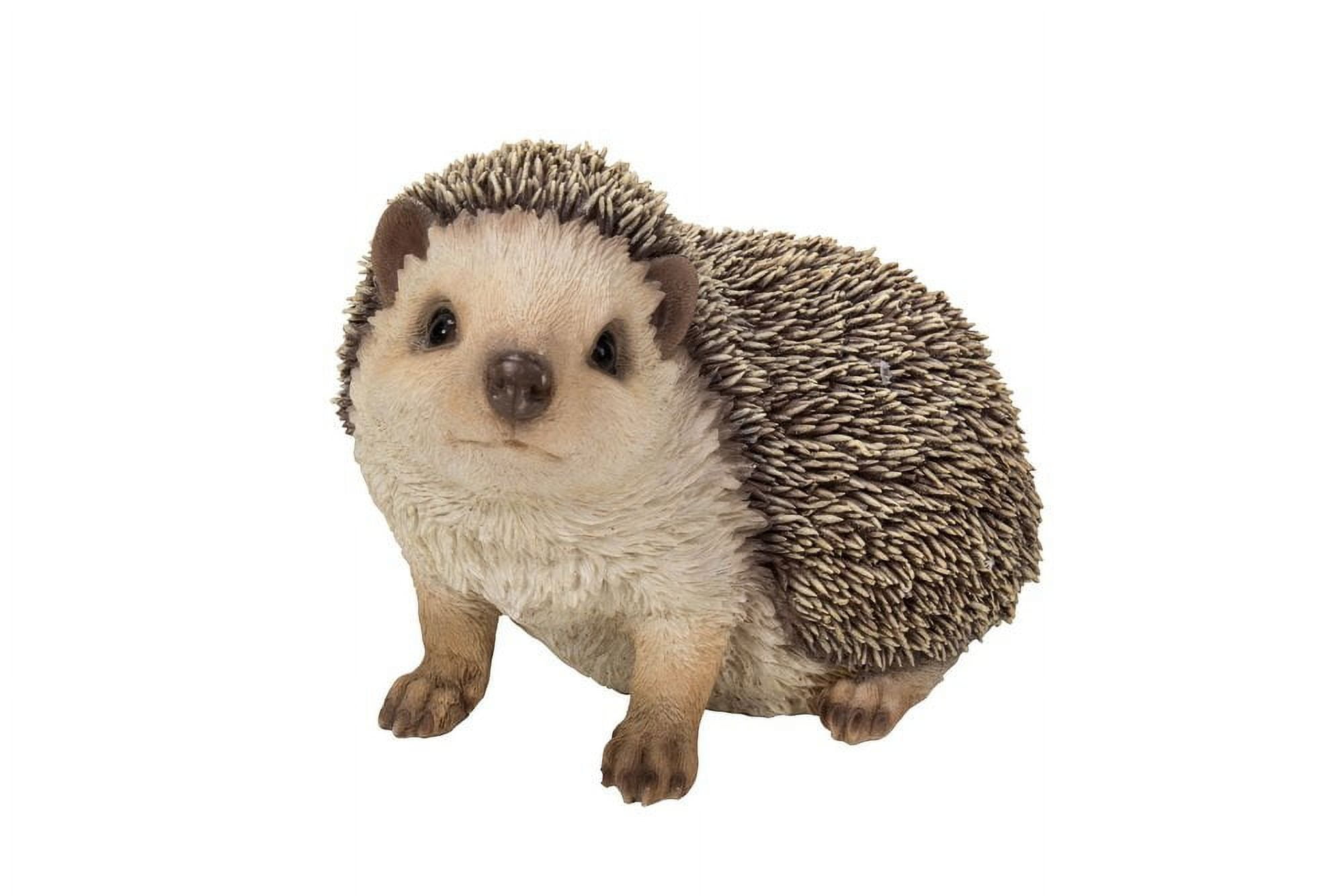 Life-Like Crawling Hedgehog Polyresin Garden Statue