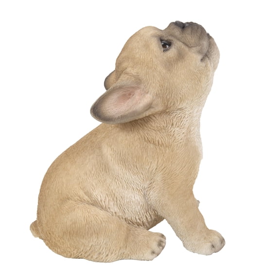 Hi-Line Gift Ltd Dog French Bulldog Puppy Howling, 6.42-inch Height