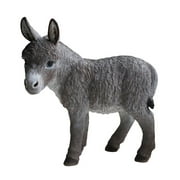 Hi-Line Gift Ltd. Standing Donkey Looking Left Statue