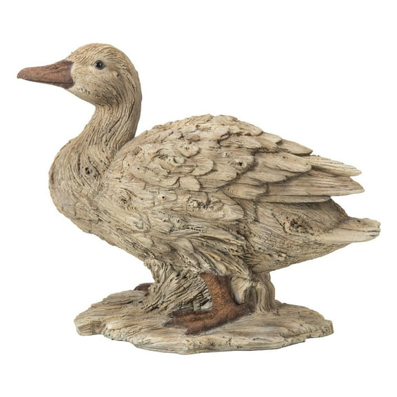 Hi-Line Gift Ltd. Duck Driftwood Look