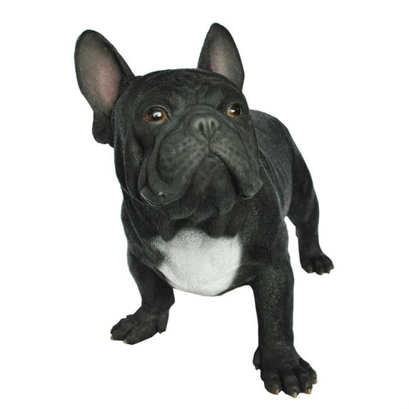 Black French Bulldog Statue