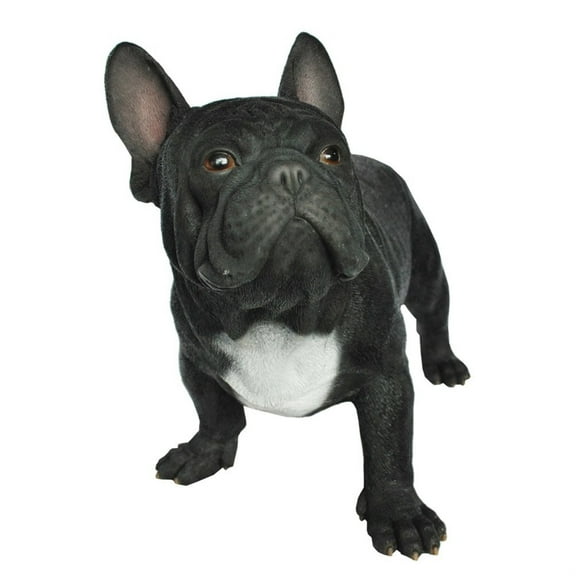 Black French Bulldog Statue