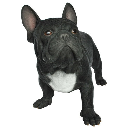 Black French Bulldog Statue