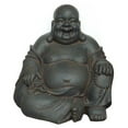 thumbnail image 1 of Hi-Line Gift Ltd Happy Face Buddha Sitting Statue, 1 of 6