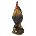 thumbnail image 1 of Hi-Line Gift Ltd. Large Cock On A Wood Barrel, 1 of 6