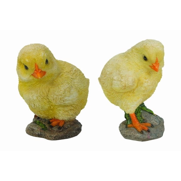 Hi-Line Gift Ltd. Baby Chicks Pair - One Looking Left, One Looking Right