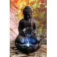 HiLine Gift Ltd. Meditating Buddha Fountain with LED