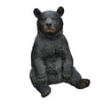 thumbnail image 1 of Hi-Line Gift Ltd. Onyx Guardian: Majestic Black Polyresin Sitting Bear Figurine, 1 of 5