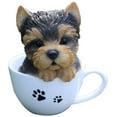 thumbnail image 1 of Hi-Line Gift Ltd. Teacup Yorkshire Terrier Puppy Statue, 1 of 6