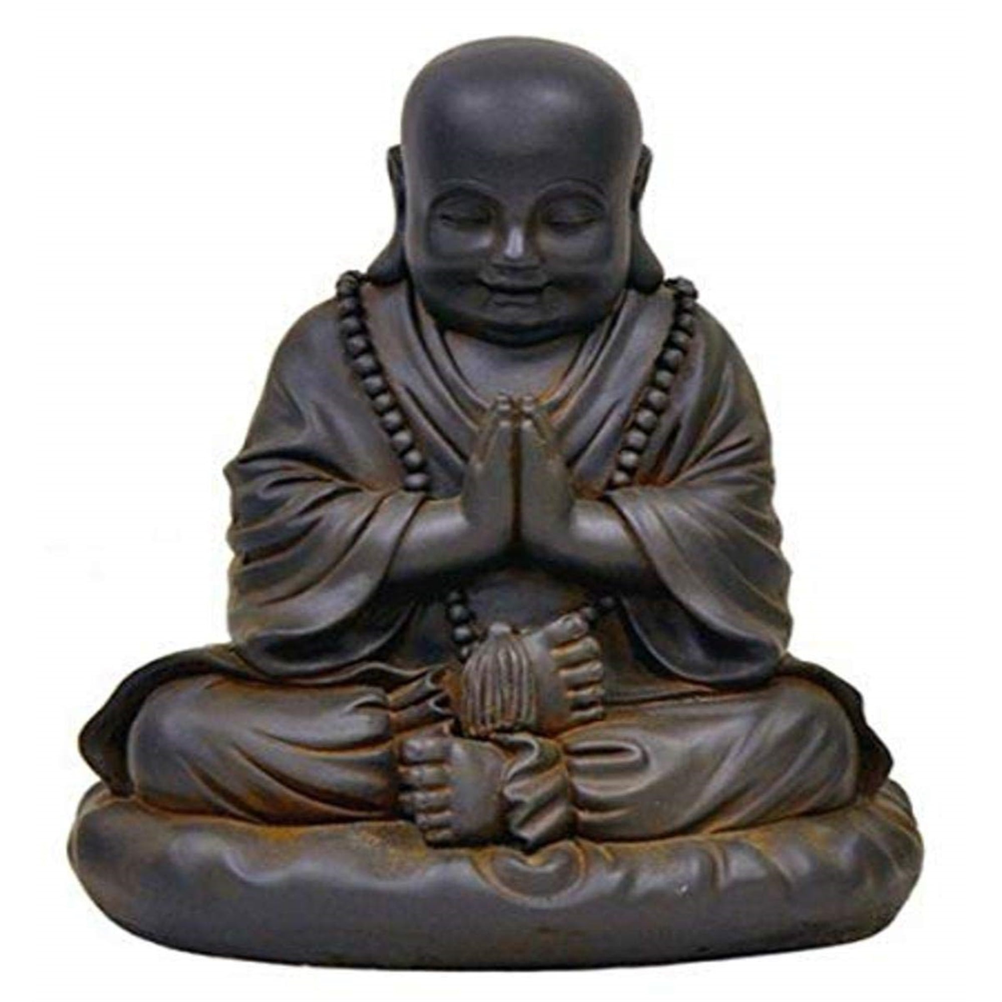 Hi-Line Gift Resin Buddha Sculpture, Black